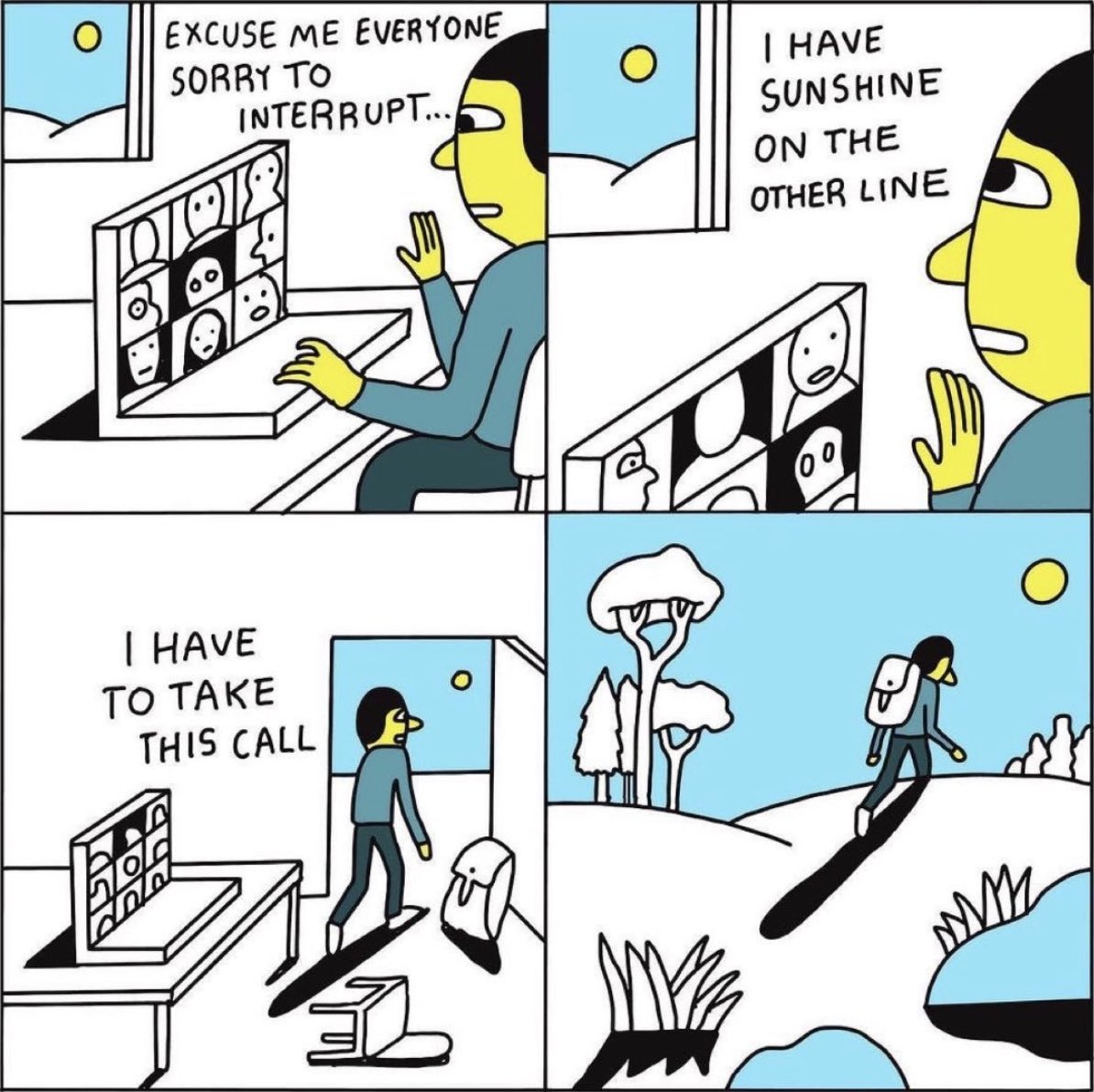 I have sunshine on the other line, I have to take this call